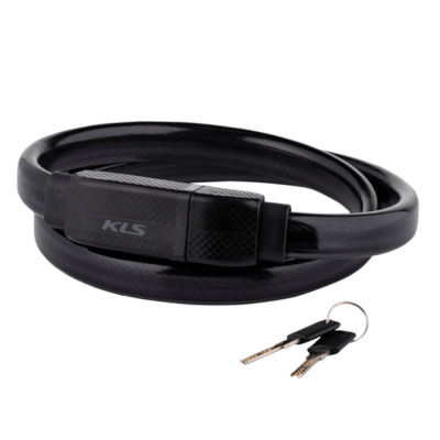 Замок тросовый KLS LOOP чёрный