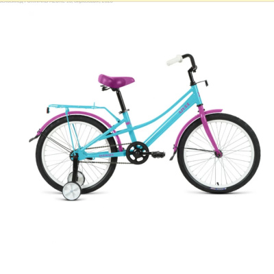 Велосипед FORWARD AZURE 18 (18" 1 ск.) 2023, бирюзовый