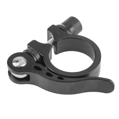 Зажим подседельной трубы KL-M07 25.4 эксцентрик алюминиевый черный