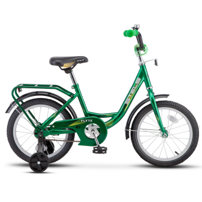 Велосипед 16" STELS Flyte (11" Черный/салатовый), арт.Z011