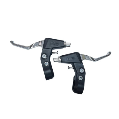 Ручки тормозные алюм. с пластиком для V-Brake под 2-3 пальца на блистере