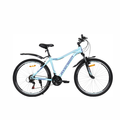 Велосипед 27.5" AVENGER C275W, зеленый/фиолетовый, 17,5"