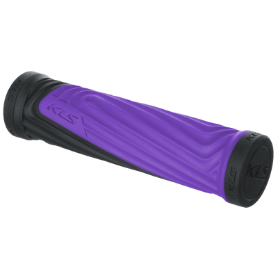 Грипсы KLS ADVANCER 2D 130мм, чёр./фиол.