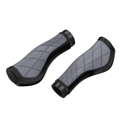 Рукоятки руля (грипсы), анатомические, одно фиксирующее кольцо, KLONK, 10270		