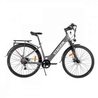 Электровелосипед Stallion (Серый-2713)