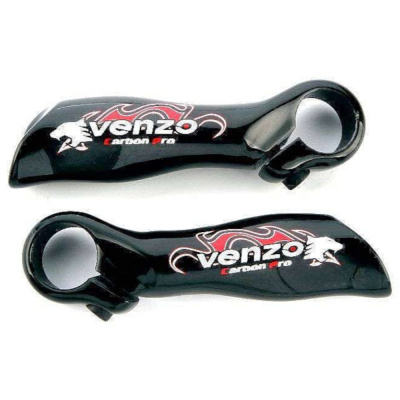 Окончания рулевые VZ-E04-002,22,2 90мм VENZO черный