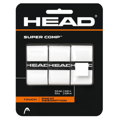Овергрип Head Super Comp (БЕЛЫЙ), арт.285088-WH, 0.5 мм, 3 шт, белый