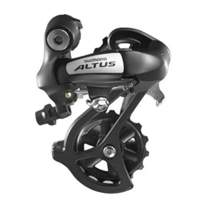 Переключатель задний, SHIMANO, ALTUS, RD-M310-L, 7/8 ск., под петух, подвод - обратный, черный, ARDM