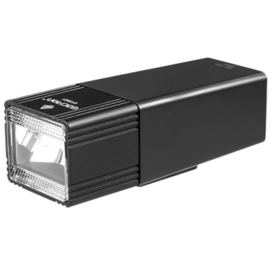 Фонарь передний GACIRON V6C-400 400lm,1диод,автореж.,Li-аккум,USB,креп. на руль, алюм., чёрн. 135гр