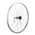 Колесо 24" заднее, одинарный алю. обод, гайки, ножной тормоз
