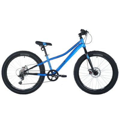 Велосипед NOVATRACK 24" DOZER  STD синий,  сталь. рама 12", 6 скор., Shimano TY21/Microshift TS38, д