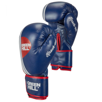 Боксерские перчатки KNOCKOUT синий (12oz)
