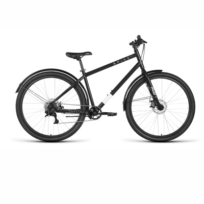 Велосипед FORWARD SPIKE 29 D (29" 8 ск. рост. 18") 2023, серый/серебристый, IB3F98135XGYXSR