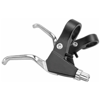 Ручки тормоза BLF-101 под 2,5 пальца, алюминиевые, черно-серебристые