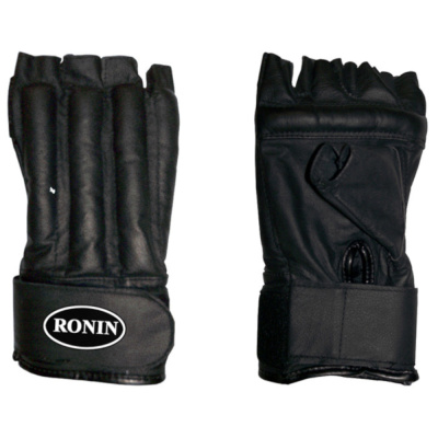 Шингарды Ronin, нат. кожа, черные размер M пр-во Пакистан, класс Люкс F063 