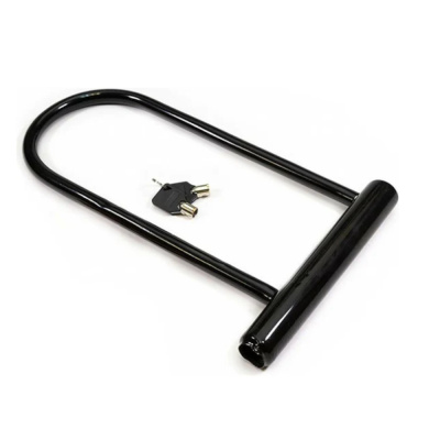 Замок противоугонный GK104.407 18х32 U-Lock, скоба 18х32мм, 2 ключа, черный