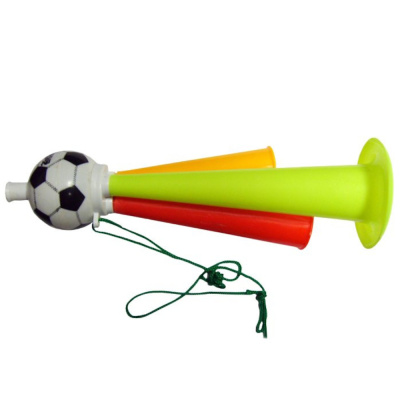 Дудка болельщика 3-х рожковая 22см 0767