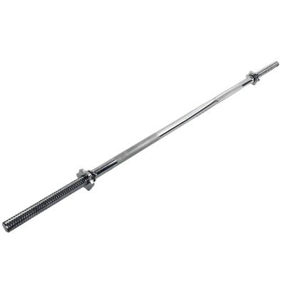 Гриф для штанги "TORRES"  арт.PL5060, d31 мм, 150 см, сталь, замок-гайка, хром