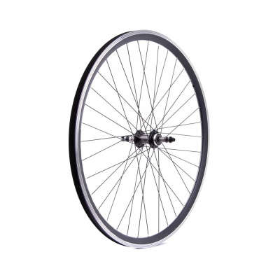 Колесо заднее, 26'', WZ-201RQR, 32 отв., 130 мм, 10 мм (эксц), под V-brake, под трещотку 6/7 ск., дв