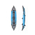 Байдарка надувная "Surge Elite X2 Kayak" 382х94х42см,алюм.весла 230см 2шт,насос 62086,до 180кг,уп.1 