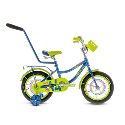 Велосипед FORWARD FUNKY 14 (14'' 1ск.) голубой / светло-зеленый