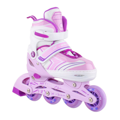 Раздвижные роликовые коньки X-TEAM violet L(39-42)