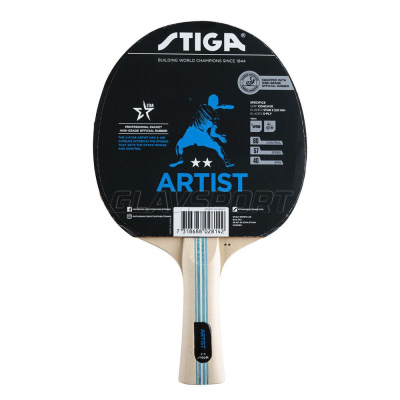 Ракетка для н/т Stiga Artist WRB ACS, арт.1212-6218-01, для начин., нак. 2 мм ITTF, конич. ручка