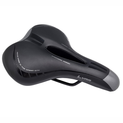 Седло M.GRAPPA CTB LYRA 260х200мм с отв. чёр.