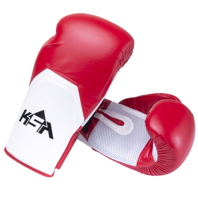 Перчатки боксерские KSA Scorpio Red, к/з,  8 oz