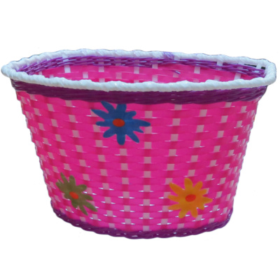 Корзина для дет. велосипеда 20", розовая