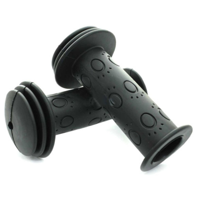 Рукоятки руля (грипсы), SR-75, 22,2 мм, 92 мм, черный, SAIGUAN, RGRSR7500001