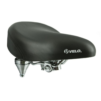 Седло VL-8030 чёр. с пружинами, без замка VELO 