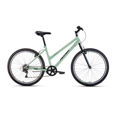 Велосипед ALTAIR MTB HT 26 low (26" 6 ск. рост. 15") 2020-2021, мятный/черный, RBKT1M166003			