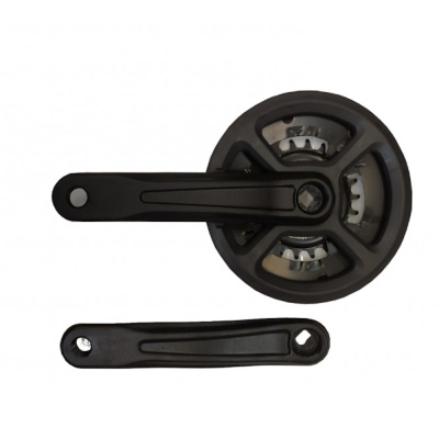 Комплект шатунов с вед. звездой, HDL-LFDH203, 36x22T, 170 мм, 9/16", SQR, с защитой, 9/10 ск., черны