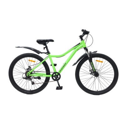 Велосипед 26" AVENGER FAT C261D, зеленый неон/черный