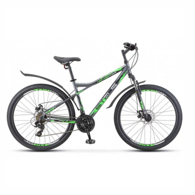 Велосипед 27.5" STELS Navigator-710 MD (18" Антрацитовый/зелёный/чёрный), арт. V020