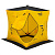 Палатка зимняя CUBE EXTREME 1.5 (широкий вход) (HS-ISТ-CE-1.5-P) Helios