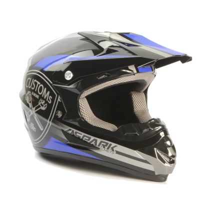 Шлем WLT125 (Black/Blue Shot, S (55-56))