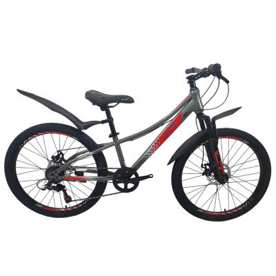 Велосипед 24" LT ALPHA, сталь, 11", 7-ск, серый