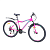 Велосипед 26" AVENGER C263DW, фиолетовый/зеленый,17,5"