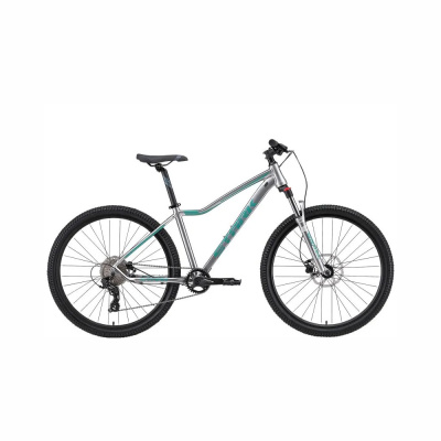 Велосипед Stark'24 Viva 27.2 HD серебристый металлик/мятный 16"