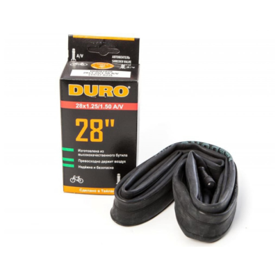 Велокамера DURO 28" (В КОРОБКЕ) 28х1.50 (32-622) A/V (ТУРИСТ)
