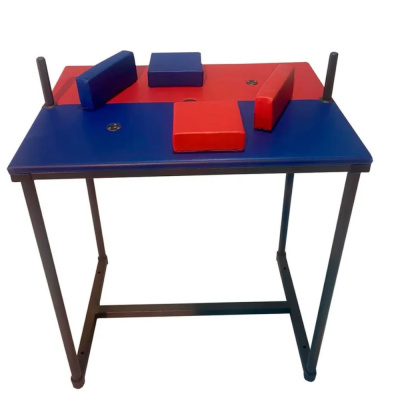Стол для армрестлинга (красный/синий)