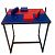 Стол для армрестлинга (красный/синий)