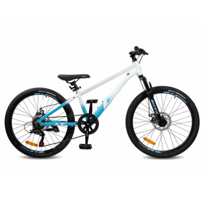 Велосипед 26" LTBIKE BULLET, алюминий, рама 15", 7-ск, диск, гол/бел,