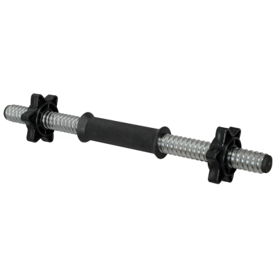 Гриф гантельный "Barbell" d 30 мм обрезиненная ручка/гайка Кетлера L400 мм