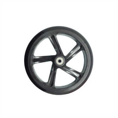 Колесо для самоката, ПУ, D:200x30мм, с подш. ABEC-7
