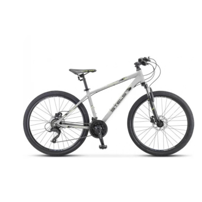 Велосипед 26" STELS Navigator-590 V (16" Серый/салатовый), арт.K010