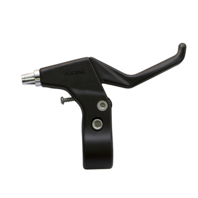 Ручка торм. HJ-169PV  левая под 2 пальца, нейлон, чёрн.