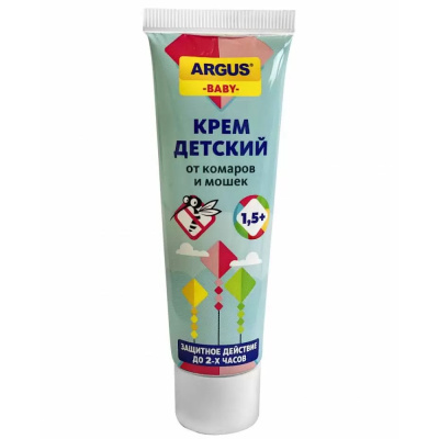 Крем от комаров  42мл Аргус д/детей (1,5лет) 5/50 Аванти